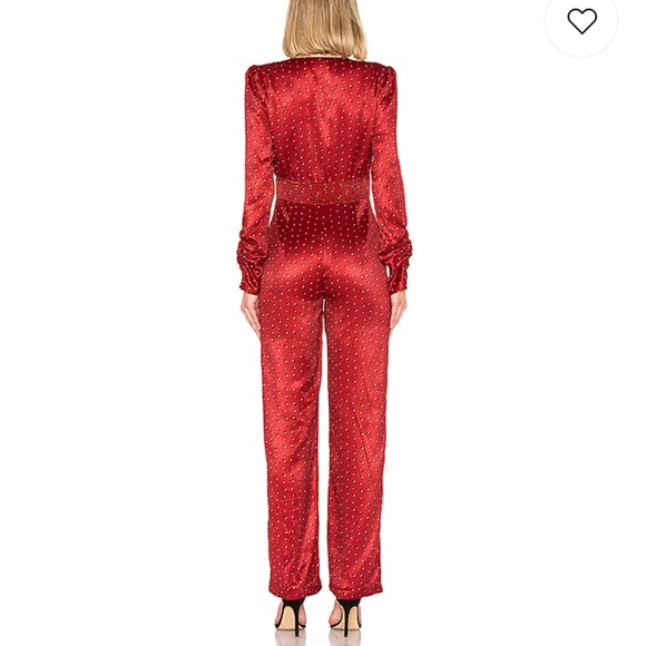 House of Harlow x Revolve Vera Silk Jumpsuit - Picture 3 of 5